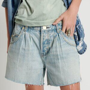 One Teaspoon, Kansas Blue Super Relaxed Shaker Shorts, Size 29